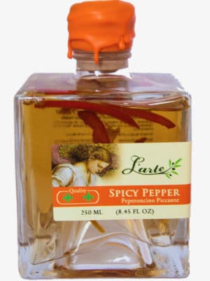 Bottle of L'arte Spicy Pepper Vinegar.